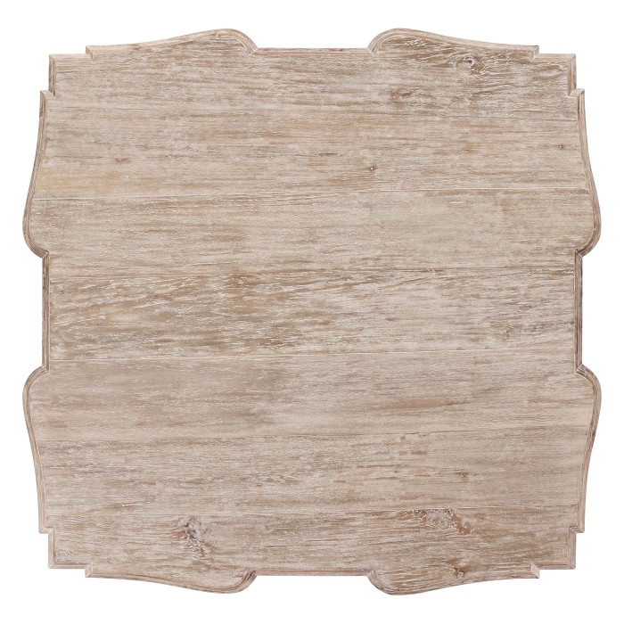 Square Limed Acacia Coffee Table
