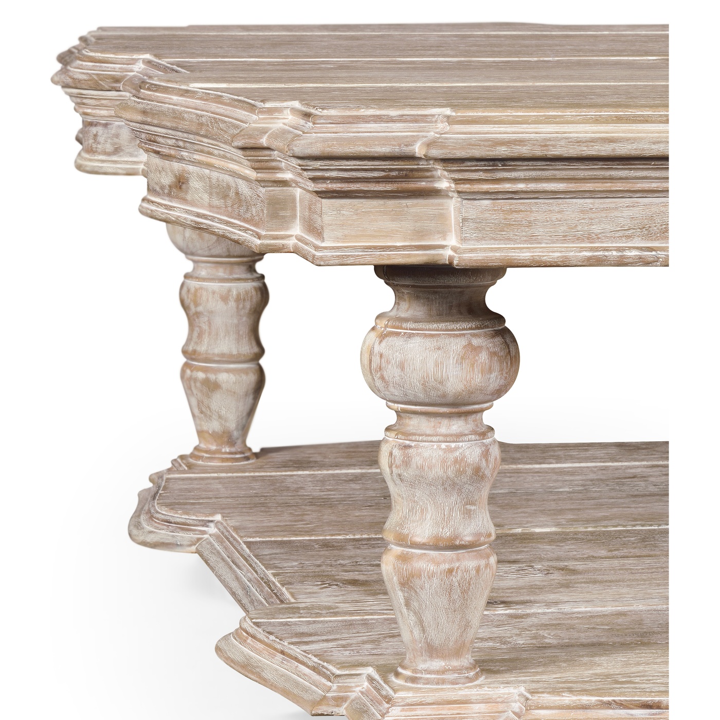 Square Limed Acacia Coffee Table