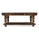 Square Rustic Walnut Coffee Table