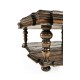 Square Rustic Walnut Coffee Table