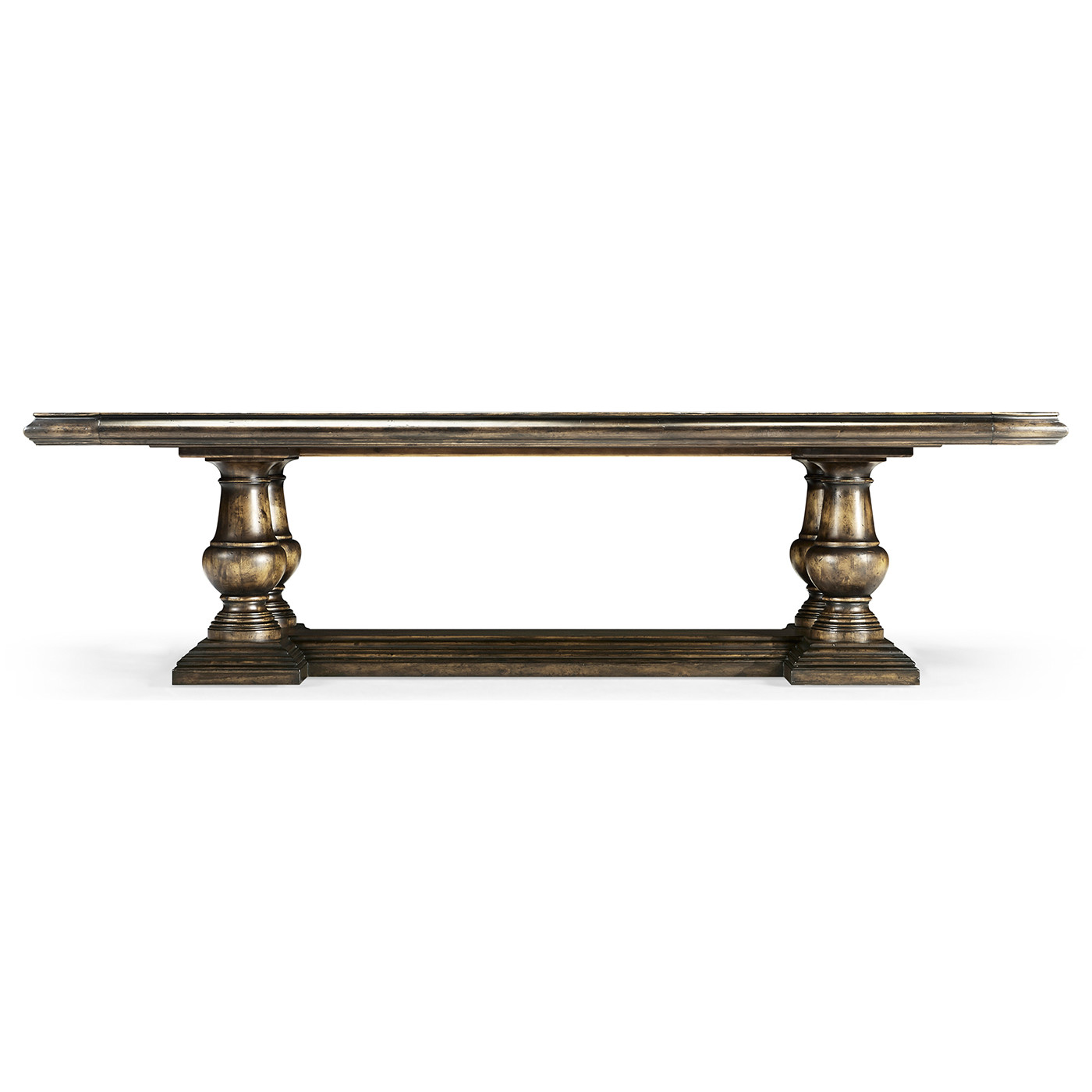 Dark Driftwood Extending Dining Table 110