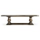 Dark Driftwood Extending Dining Table 110