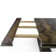 Dark Driftwood Extending Dining Table 110