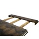 Dark Driftwood Extending Dining Table 110