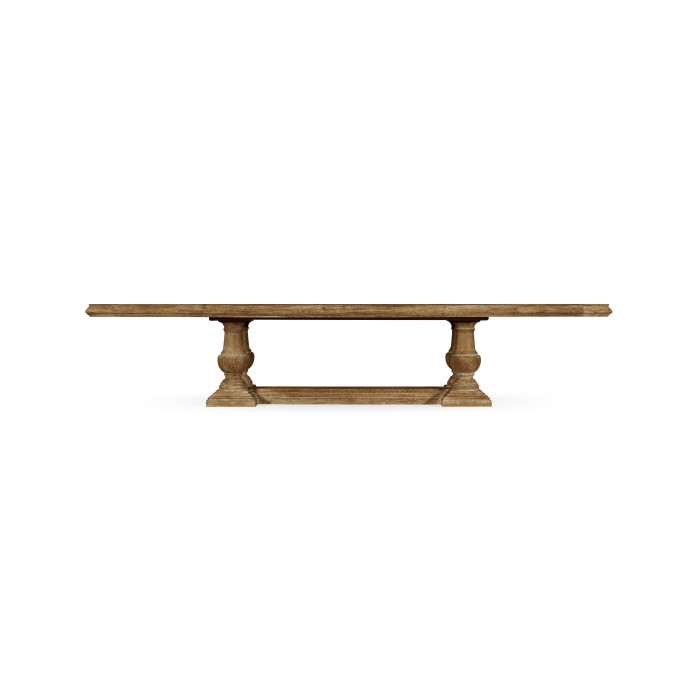 Medium Driftwood Extending Dining Table 110