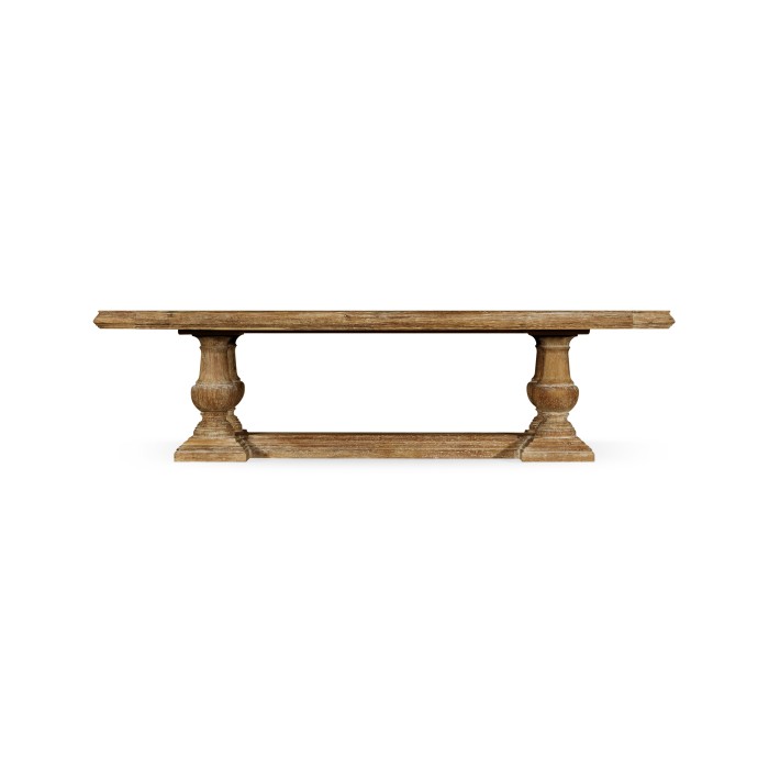 Medium Driftwood Extending Dining Table 110