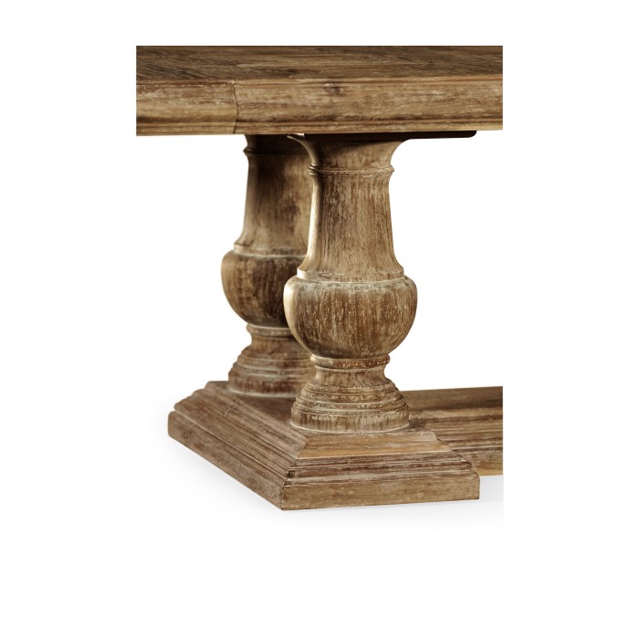 Medium Driftwood Extending Dining Table 110