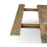 Medium Driftwood Extending Dining Table 110