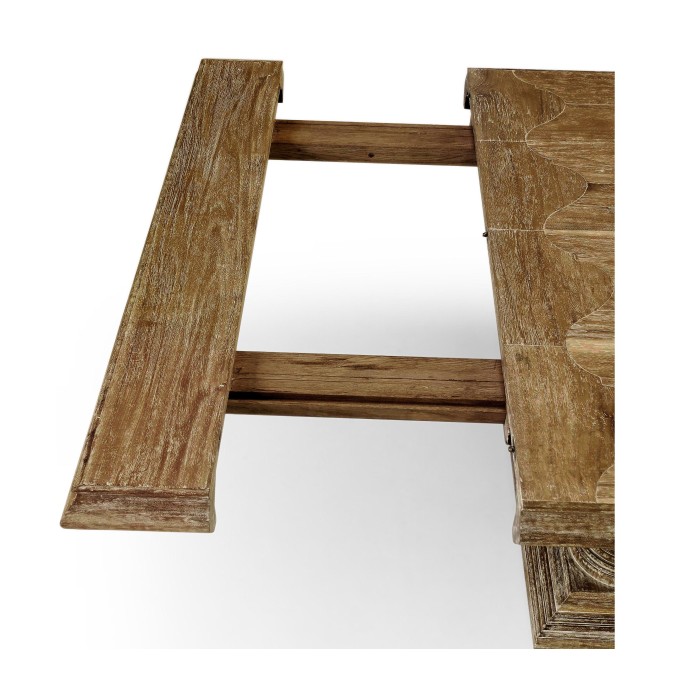 Medium Driftwood Extending Dining Table 110