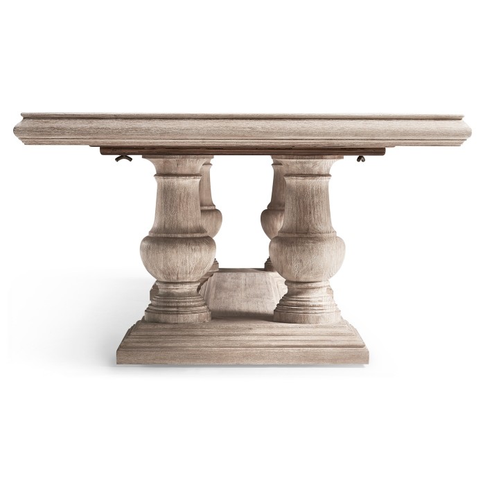 Limed Acacia Extending Dining Table 110