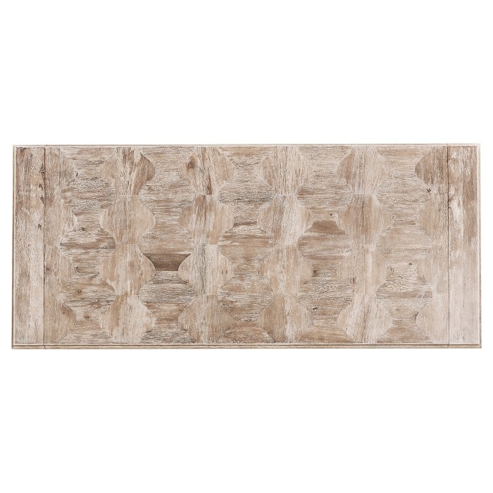 Limed Acacia Extending Dining Table 110