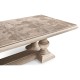 Limed Acacia Extending Dining Table 110