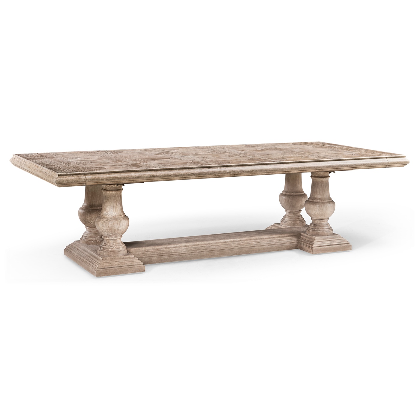 Limed Acacia Extending Dining Table 110