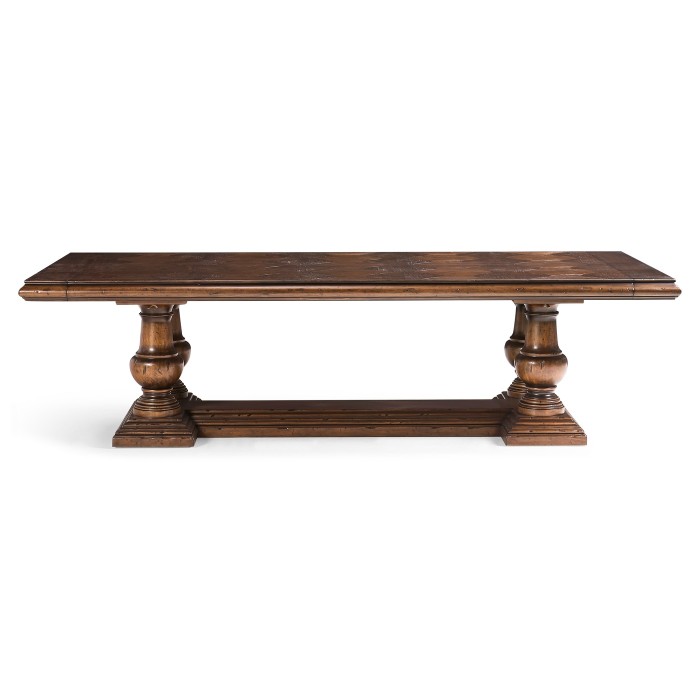 Rustic Walnut Extending Dining Table 110