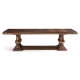 Rustic Walnut Extending Dining Table 110