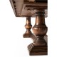 Rustic Walnut Extending Dining Table 110
