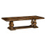 Rustic Walnut Extending Dining Table 110