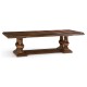 Rustic Walnut Extending Dining Table 110