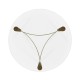 Hyedua & Glass Round Lamp Table