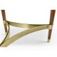 Hyedua & Glass Round Lamp Table