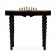 Black Barleytwist Game Table
