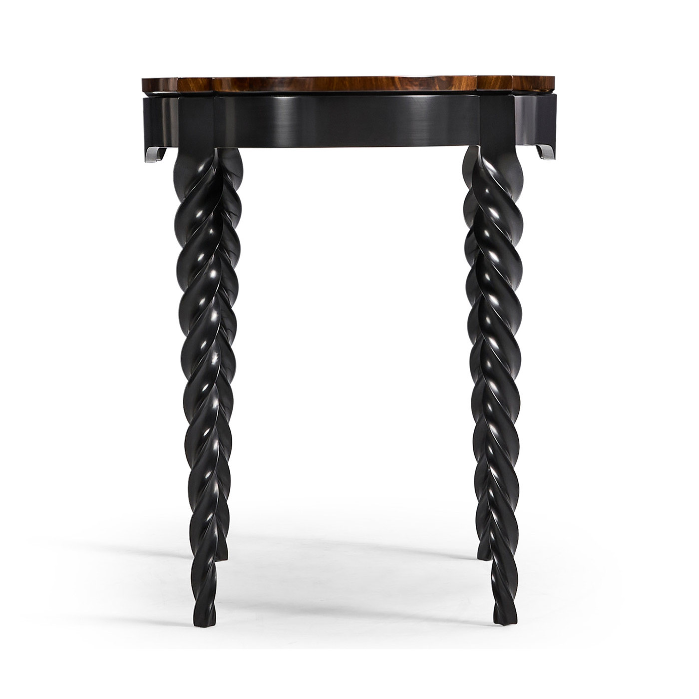 Black Barleytwist Game Table