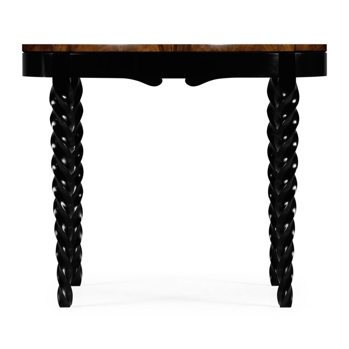 Black Barleytwist Game Table