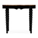 Black Barleytwist Game Table