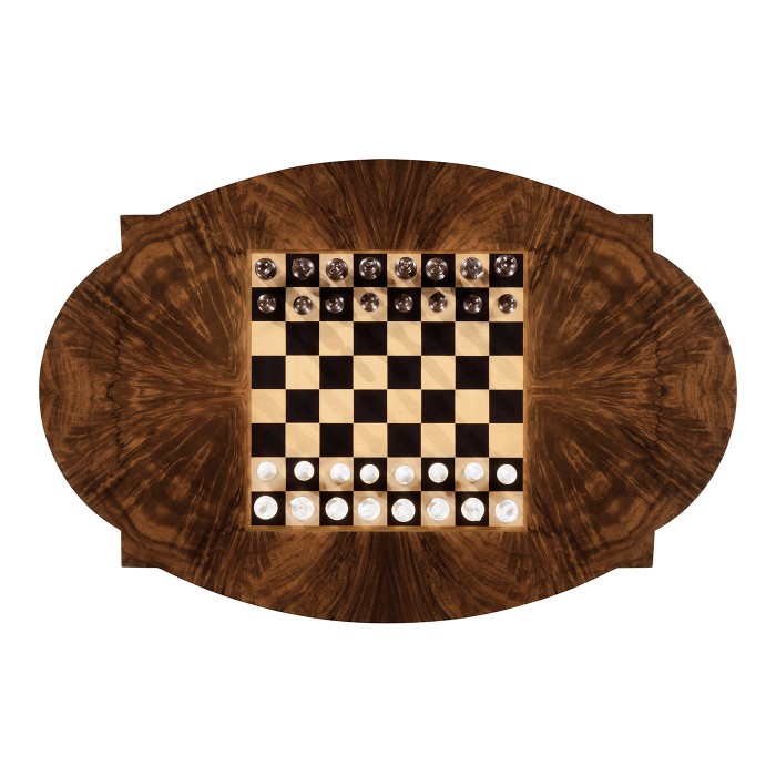 Black Barleytwist Game Table