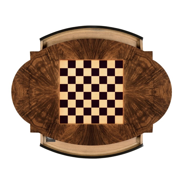 Black Barleytwist Game Table