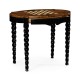 Black Barleytwist Game Table