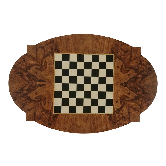 Walnut Barleytwist Game Table