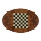 Walnut Barleytwist Game Table