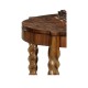 Walnut Barleytwist Game Table