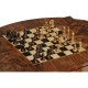 Walnut Barleytwist Game Table