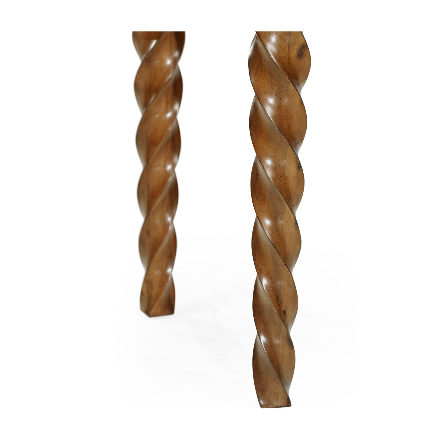 Walnut Barleytwist Game Table