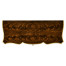 Mahogany chest of drawer with gilded