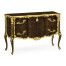 Mahogany chest of drawer with gilded