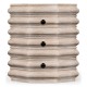 Octagon Limed Acacia End Table