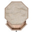 Octagon Limed Acacia End Table