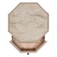 Octagon Limed Acacia End Table