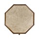 Octagon Rustic Walnut End Table
