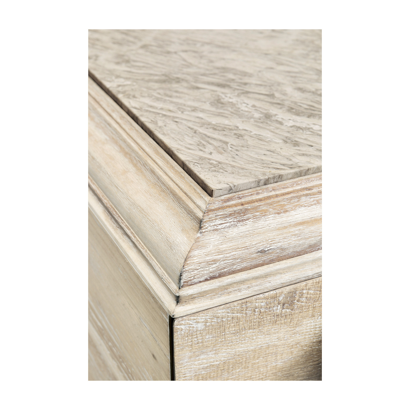 Limed Acacia Chest of Drawers