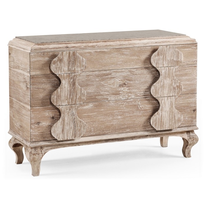 Limed Acacia Chest of Drawers