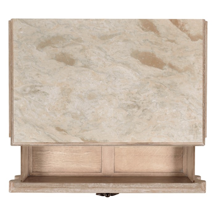 Rectangular Limed Acacia Chest of Drawers