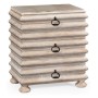 Rectangular Limed Acacia Chest of Drawers