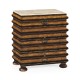 Rectangular Rustic Walnut Chest of Drawers