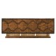 Large Rectangular Rustic Walnut Chest of Drawers