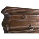 Large Rectangular Rustic Walnut Chest of Drawers