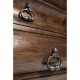 Large Rectangular Rustic Walnut Chest of Drawers